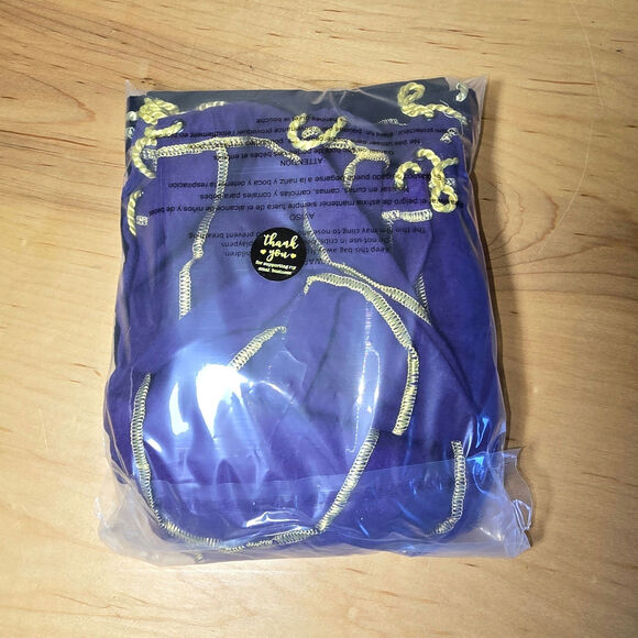 Lot of 6 Various Sizes Crown Royal Bags Purple Gold, 1 Black Titos Vodka Bag - Picture 6 of 6
